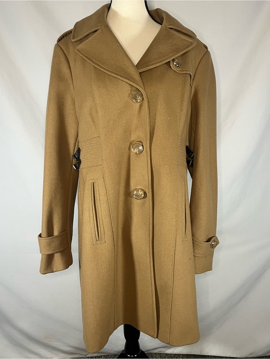 Kenneth Cole Jackets & Blazers - Kenneth Cole New York Women’s Wool Blend Mid-Length Trench Style Coat Size 16